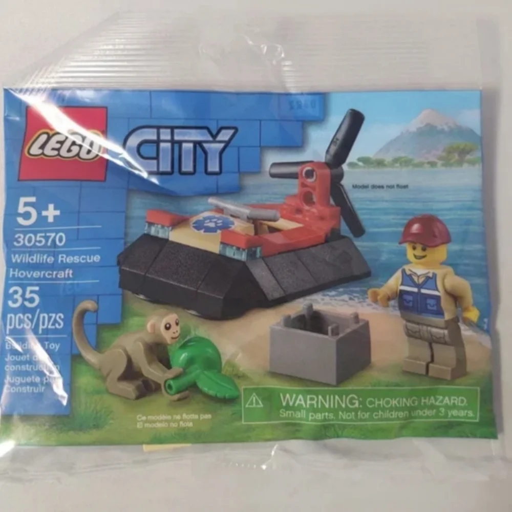 LEGO City Wildlife Rescue Vehicle 30570 NWT Building Toy Set